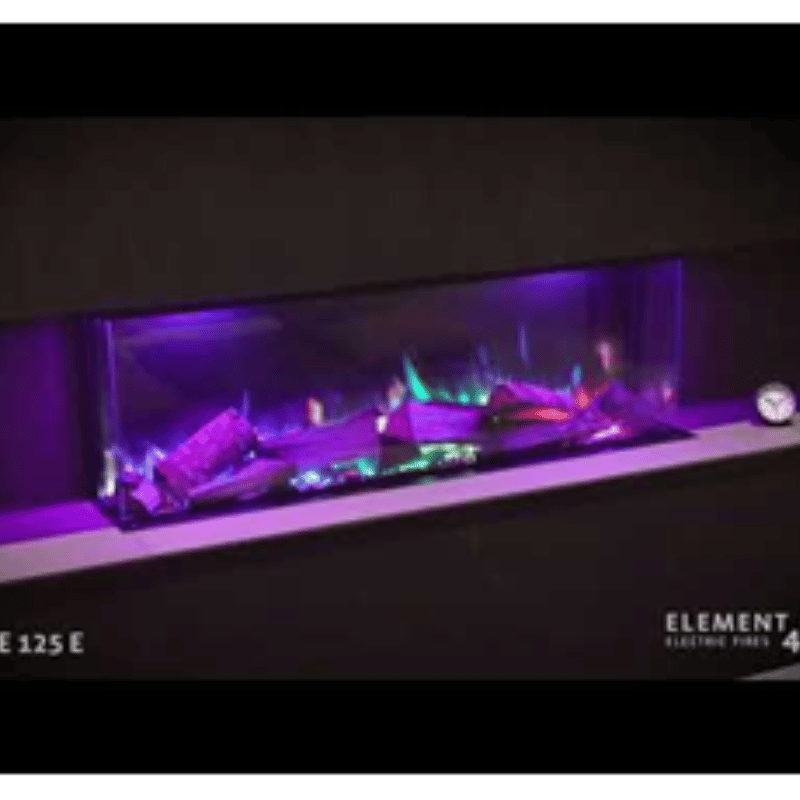 Element4 Elite 100 3-zijdig | Elektrisch Inbouwhaard