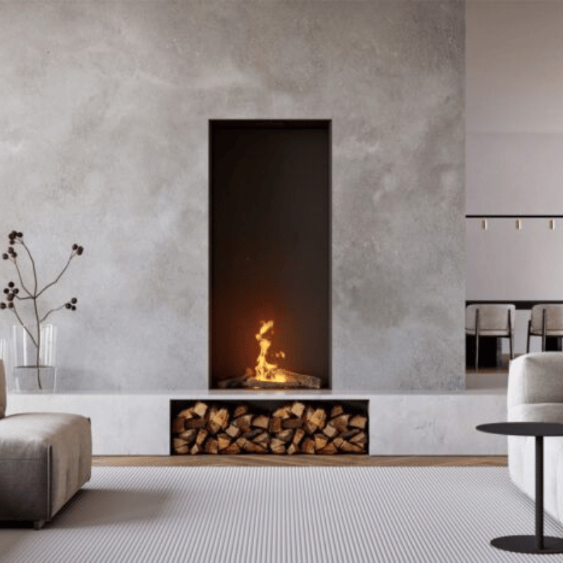 Element4 Sky Large Front Bio-Ethanol | Inbouwhaard
