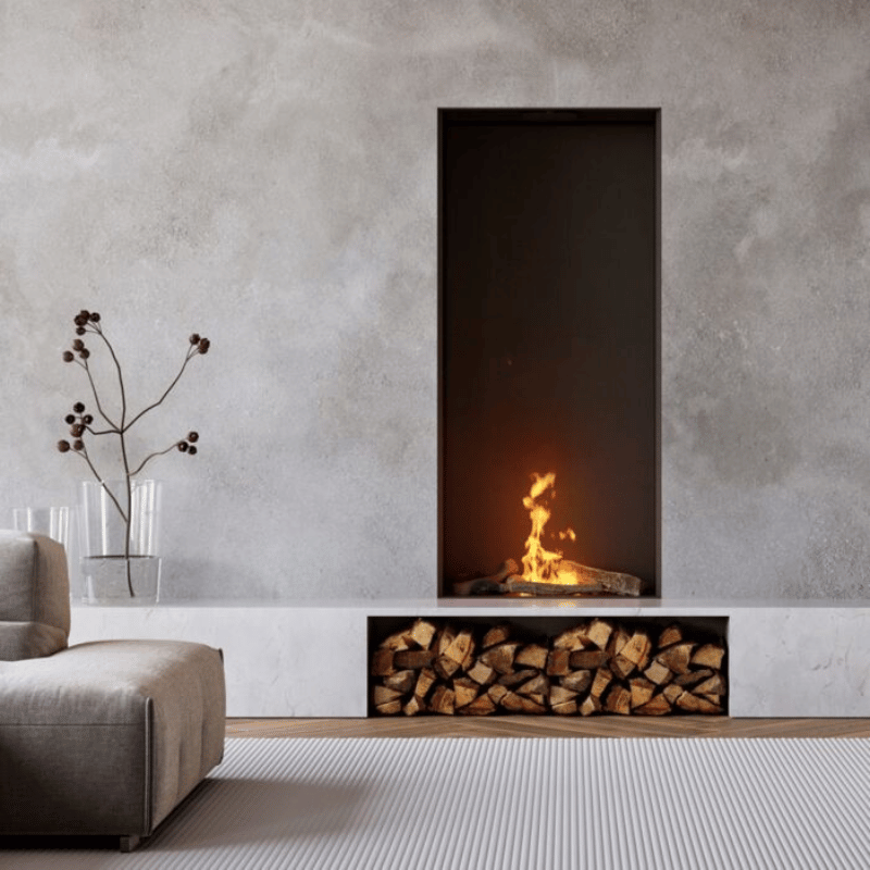 Element4 Sky Large Front Bio-Ethanol | Inbouwhaard