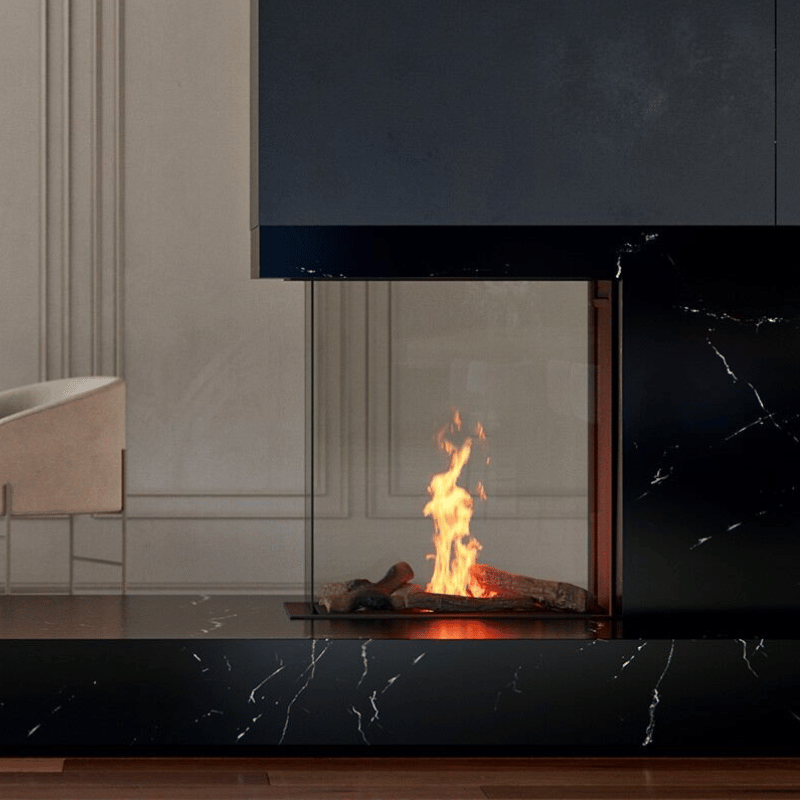 Element4 Sky Small Roomdivider Bio-Ethanol | Inbouwhaard